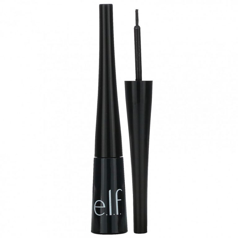 E.L.F., Expert Liquid Liner, древесный уголь, 4,2 мл (0,14 жидк. Унции)