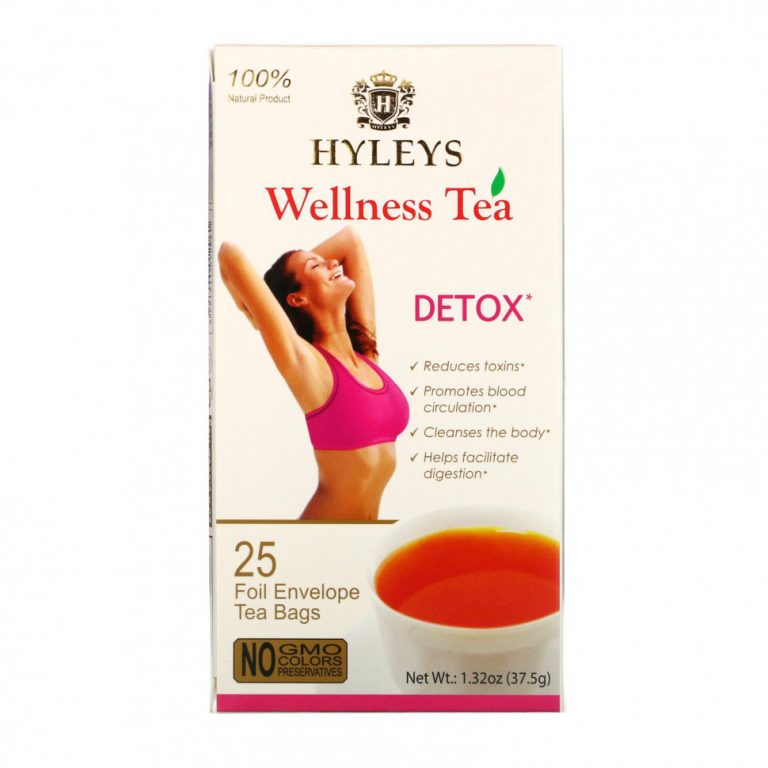 Hyleys Tea, Wellness Tea, Detox , 25 Tea Bags, 1.32 oz (37.5 g)