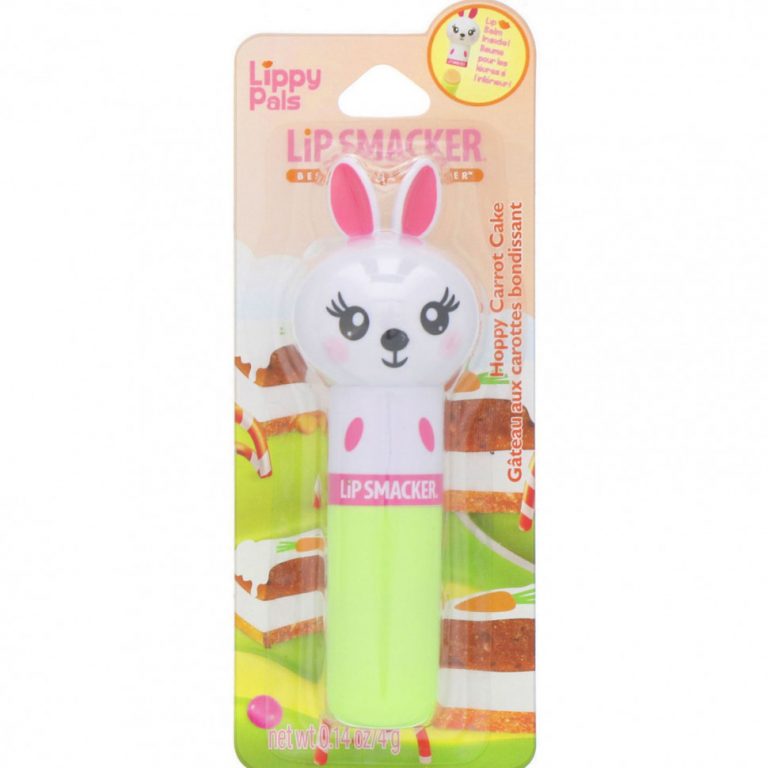 Lip Smacker, Бальзам для губ Lippy Pals, Bunny, морковный, 4 г