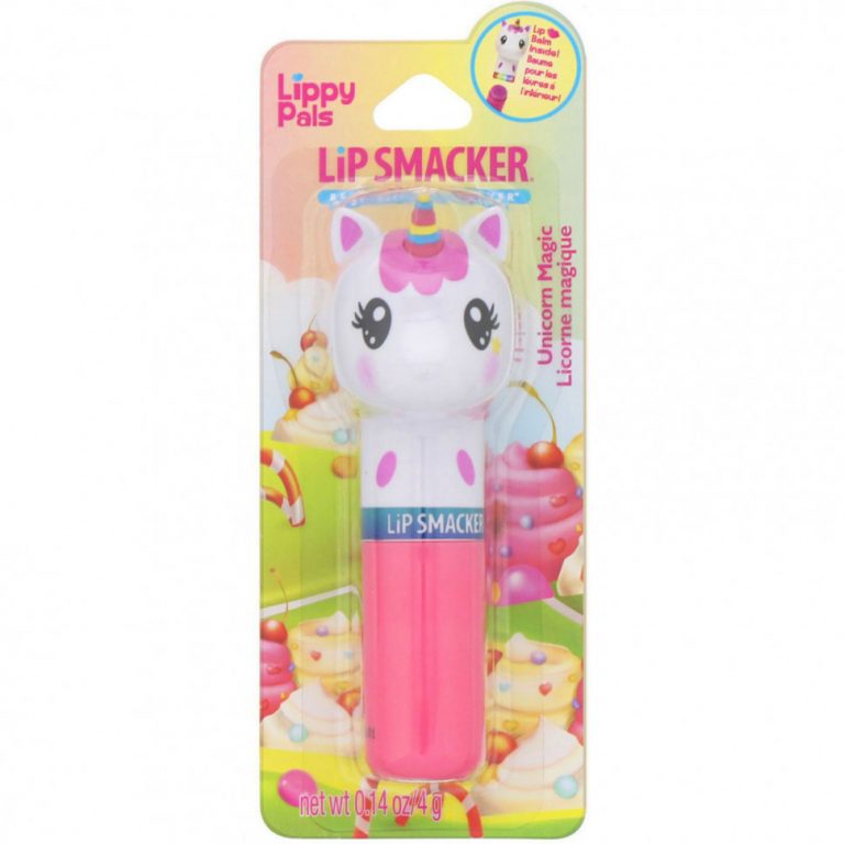 Lip Smacker, Бальзам для губ Lippy Pals, Unicorn, сладкий единорог, 4 г