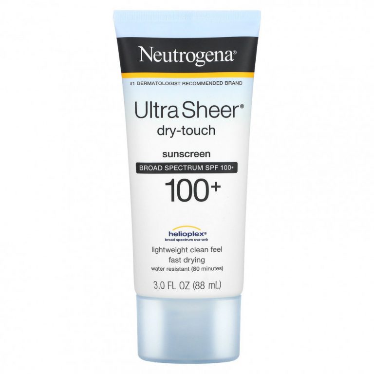 Neutrogena, Ultra Sheer, не оставляющий следов солнцезащитный крем, SPF 100+, 88 мл (3 жидк. унции)