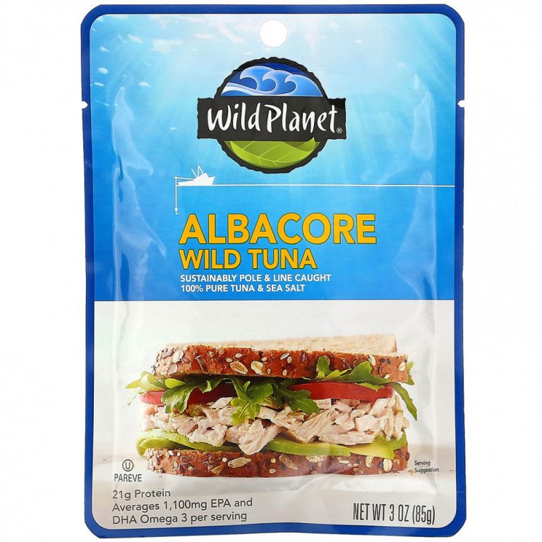 Wild Planet, Дикий тунец (Albacore), 85 г (3 унции)