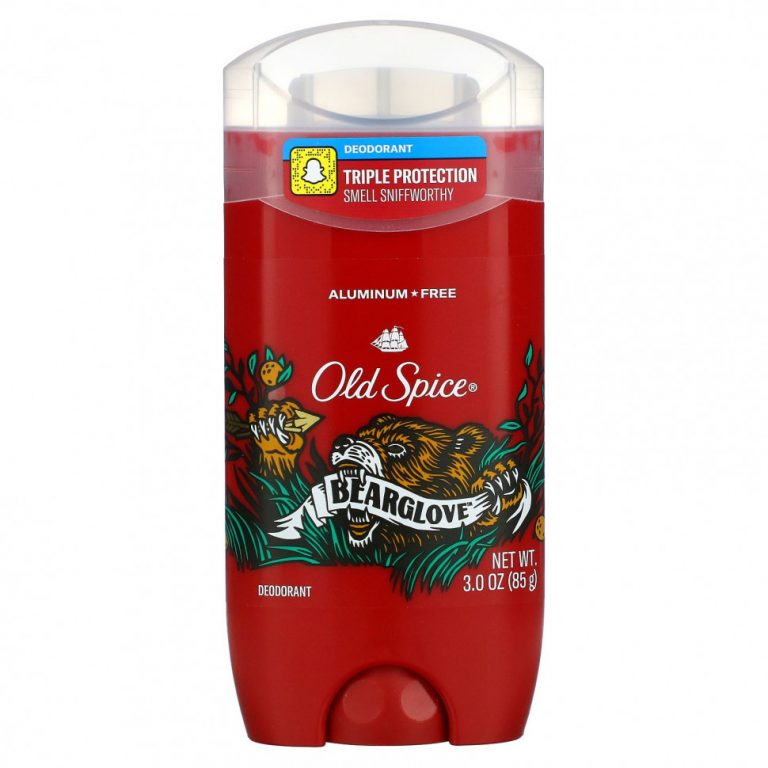 Old Spice, Дезодорант, Bearglove, 85 г (3 унции)