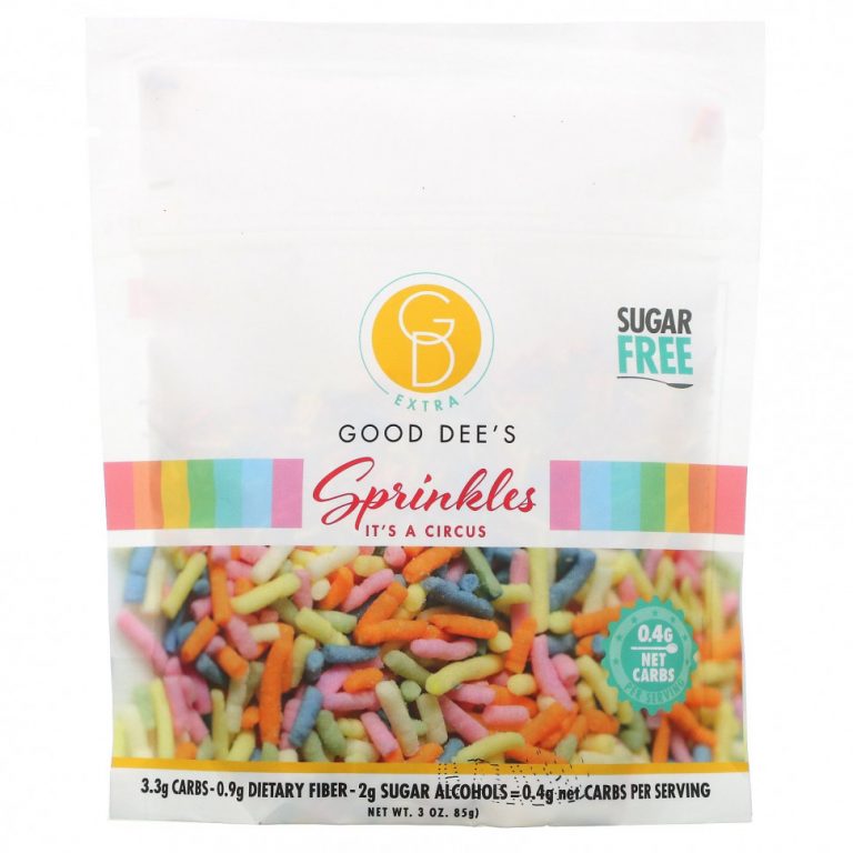 Good Dee’s, Sprinkles, без сахара, It’s A Circus, 85 г (3 унции)