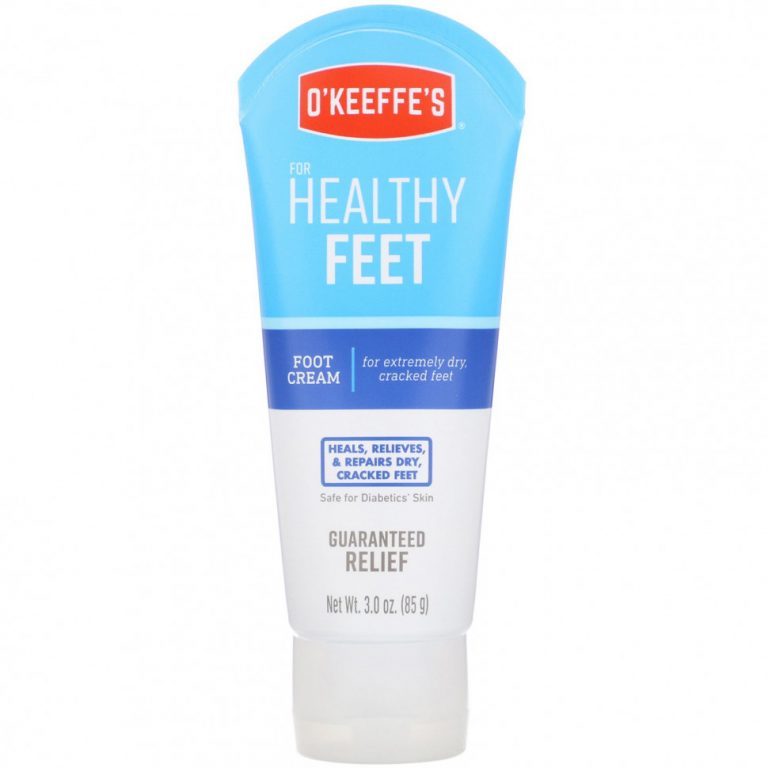 O’Keeffe’s, Healthy Feet, крем для ног, без запаха, 3 унц. (85 г)