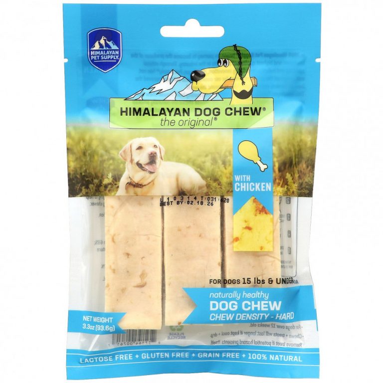 Himalayan Pet Supply, Himalayan Dog Chew, твердый, для собак до 15 фунтов, курица, 93,6 г (3,3 унции)