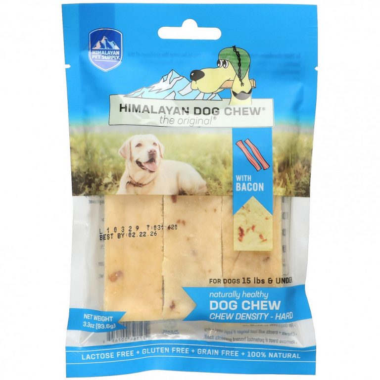 Himalayan Pet Supply, Himalayan Dog Chew, жесткое, для собак до 15 фунтов, бекон, 93,6 г (3,3 унции)