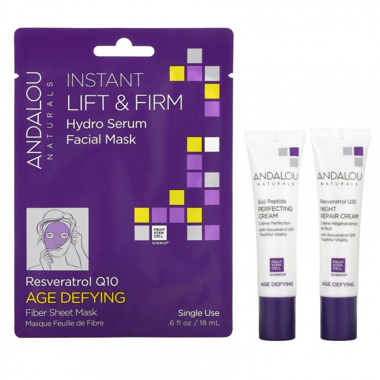 Andalou Naturals, Age Defying Day To Night, набор из 3 предметов