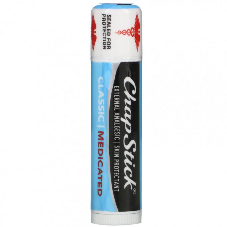 Chapstick, Защитный бальзам для губ, «Классический лечебный», 4 г