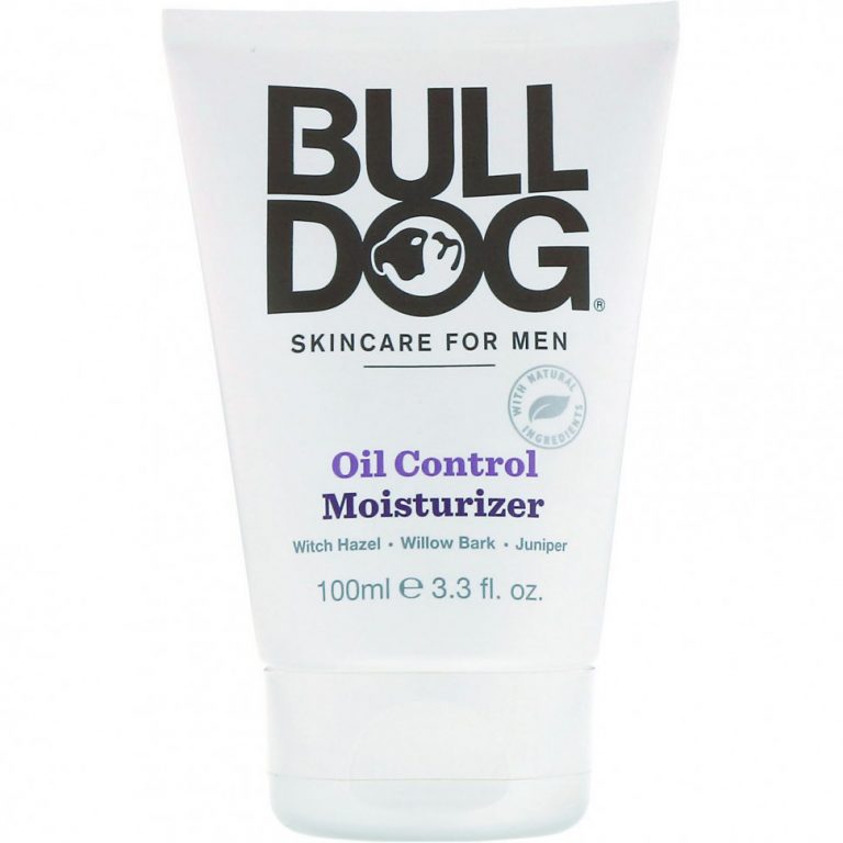 Bulldog Skincare For Men, увлажняющий крем для жирной кожи лица, 100 мл (3,3 жидк. унции)