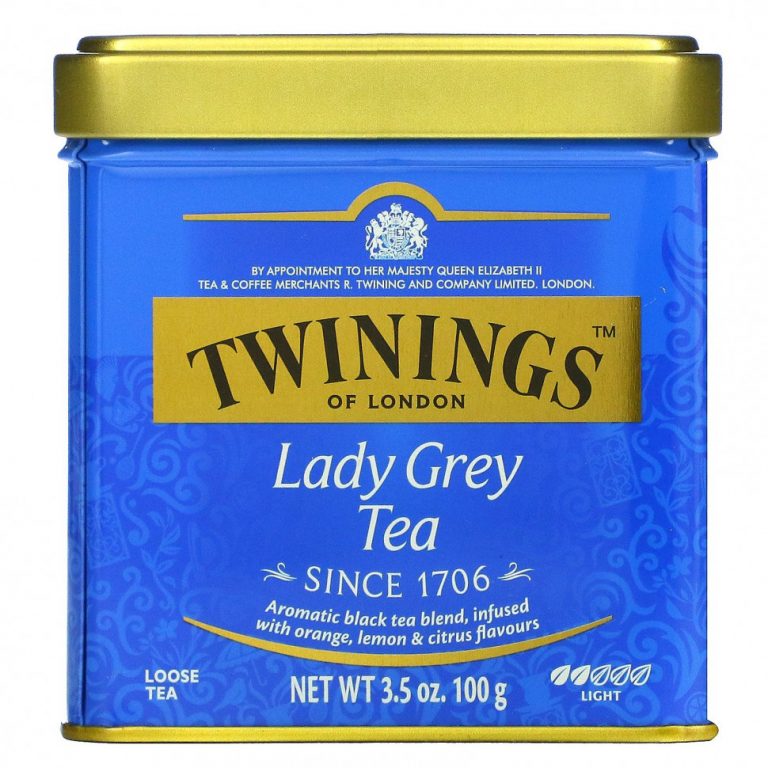 Twinings, Lady Grey, листовой чай, 100 г (3,5 унции)