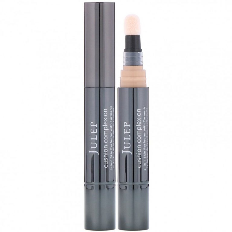 Julep, Cushion Complexion, корректор «5 в 1» с куркумой, оттенок кашемировый, 4,6 г