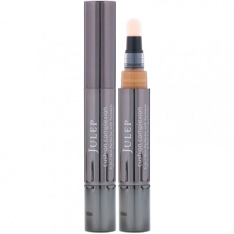 Julep, Cushion Complexion, корректор «5 в 1» с куркумой, оттенок янтарный, 4,6 г