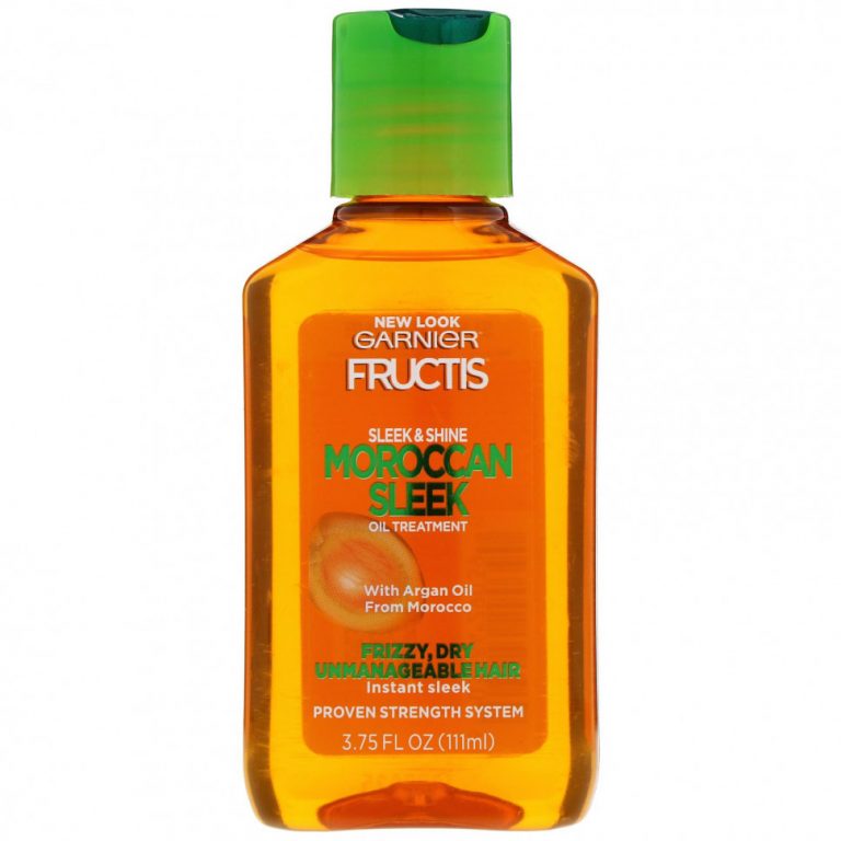 Garnier, Fructis, Sleek & Shine, Moroccan Sleek, масло для волос, 111 мл