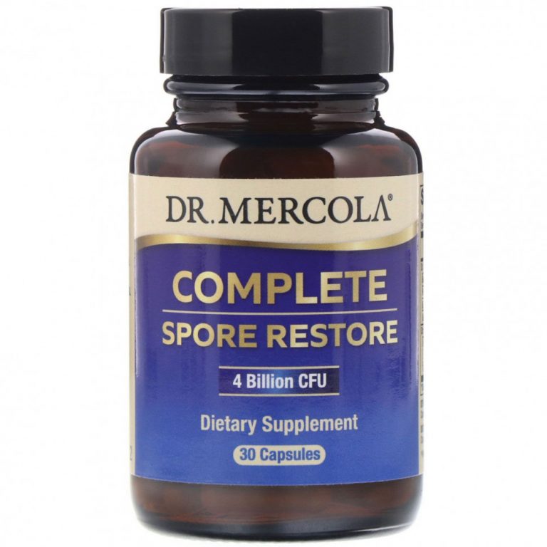 Dr. Mercola, Complete Spore Restore, 4 млрд КОЕ, 30 капсул