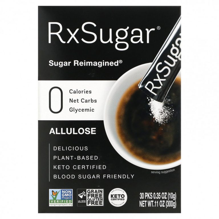 RxSugar, Аллулоза, 30 пакетиков по 10 г (0,35 унции)