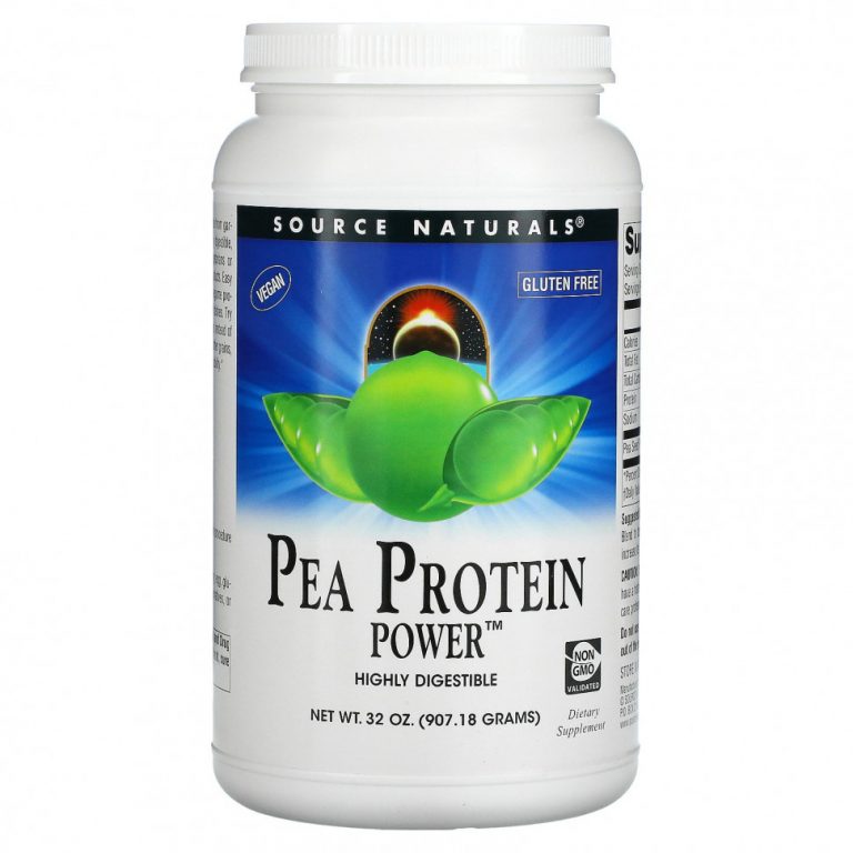 Source Naturals, Pea Protein Power, гороховый протеин, 907,18 г (32 унции)