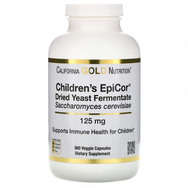 California Gold Nutrition, Children’s Epicor, 125 мг, 360 растительных капсул