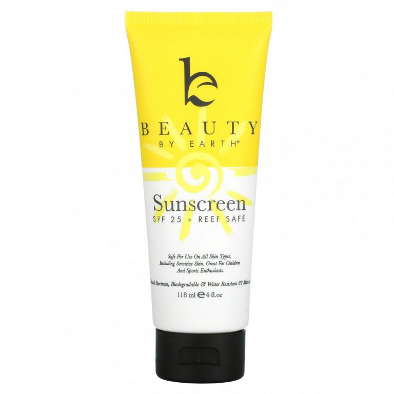 Beauty By Earth, Mineral Sunscreen, SPF 25, 4 fl oz (118 ml)