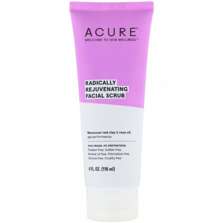 Acure, Radically Rejuvenating, скраб для лица, 118 мл (4 жидк. унции)