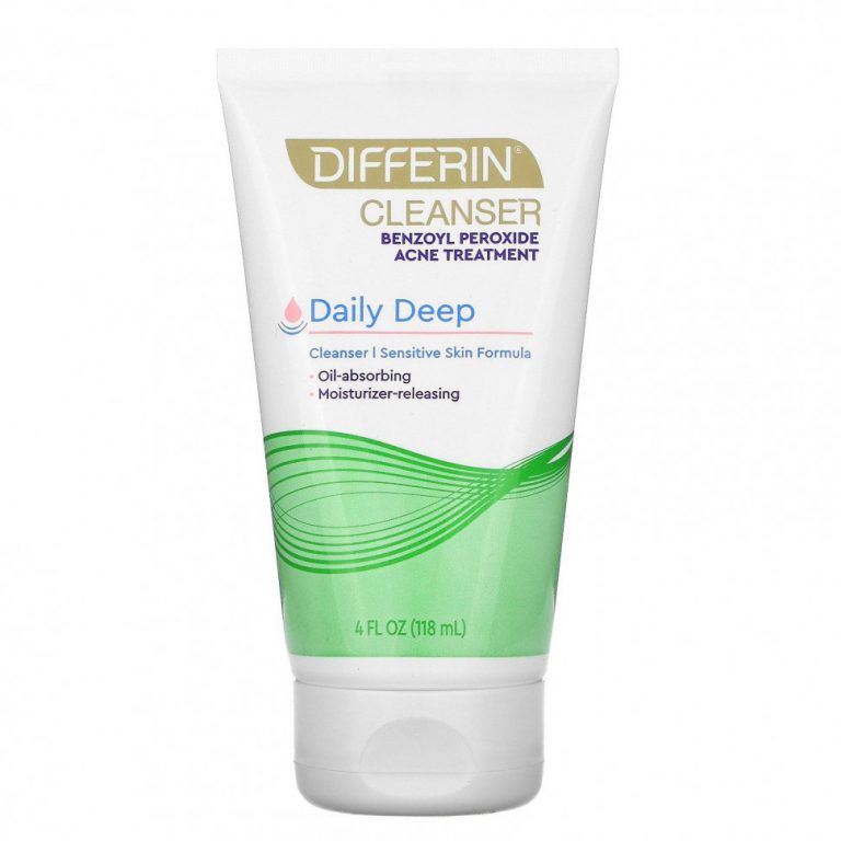 Differin, Daily Deep Cleanser, пенка для умывания, 118 мл (4 жидк. унции)