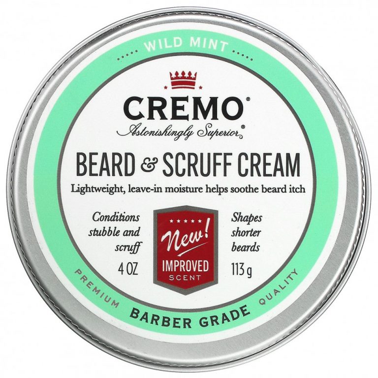 Cremo, Крем для бороды и кожи головы, Дикая мята, 4 унции (113 г)