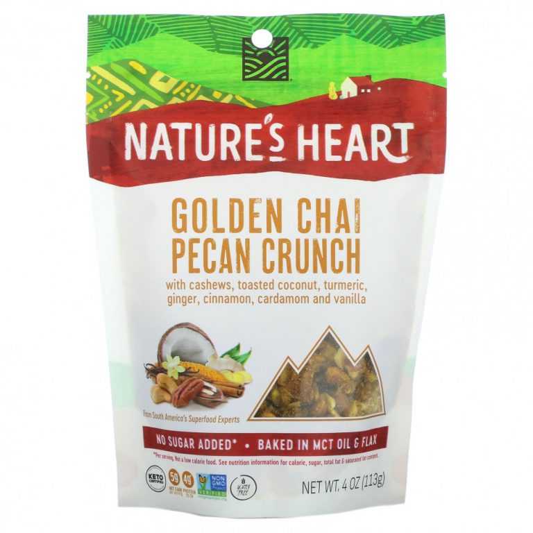 Nature’s Heart, Golden Chai Pecan Crunch , 4 oz (113 g)