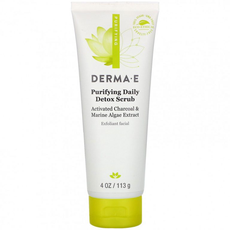 Derma E, Очищающий ежедневный скраб-детокс, 4 унции (113 г)