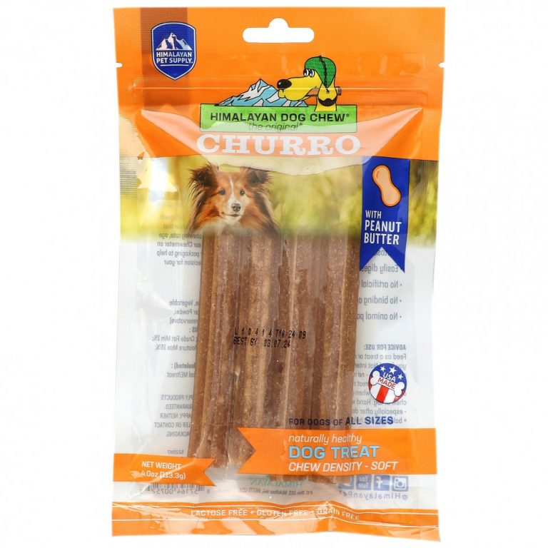 Himalayan Pet Supply, Himalayan Dog Chew, Churro, мягкое арахисовое масло, 113,3 г (4 унции)