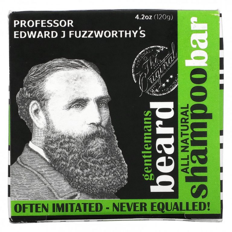 Professor Fuzzworthy’s, Шампунь для бороды Gentlemans с яблочным уксусом, 120 г (4,2 унции)