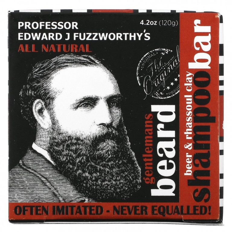 Professor Fuzzworthy’s, Gentlemans Beard, шампунь с пивом и глиной из рассол, 120 г (4,2 унции)