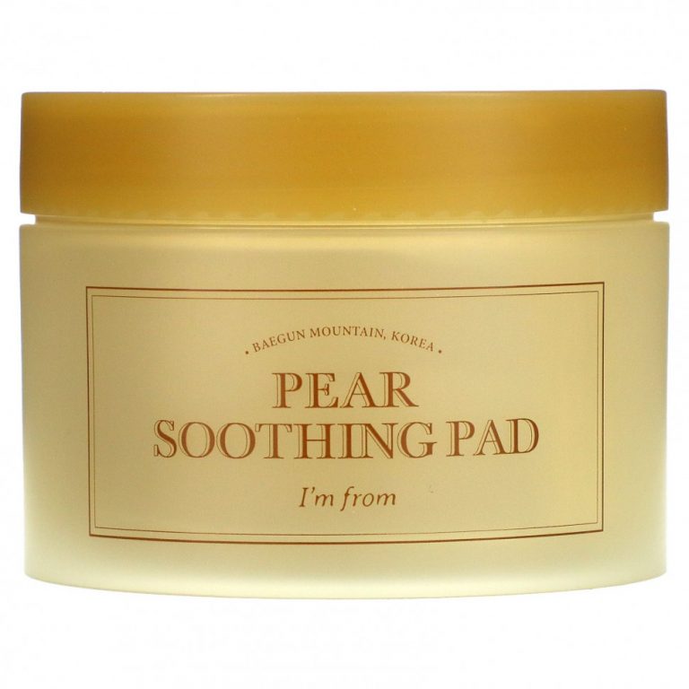 I’m From, Pear Soothing Pad, 60 подушечек, 125 мл (4,22 жидк. Унции)