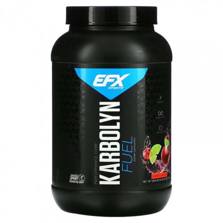 EFX Sports, Karbolyn Fuel, вишня и лайм, 1950 г (4 фунта 4,8 унции)