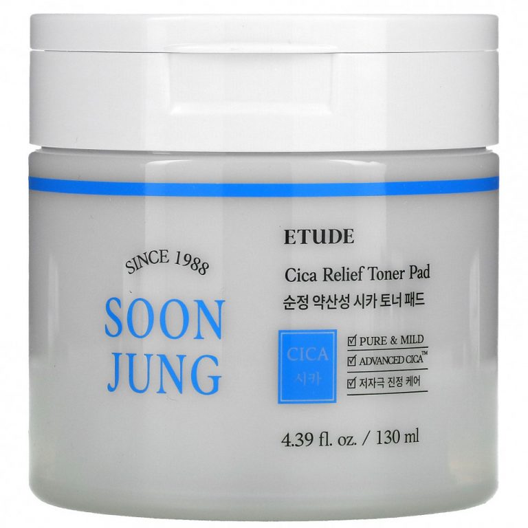 Etude, Soon Jung, тоник для губ Cica Releif, 130 мл (4,39 жидк. Унции)