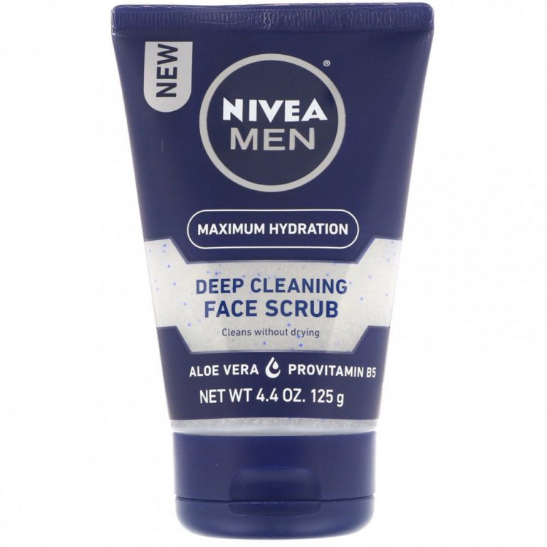 Nivea, Мужской скраб для лица, глубокая очистка, оригинал, 125 г (4,4 унции)