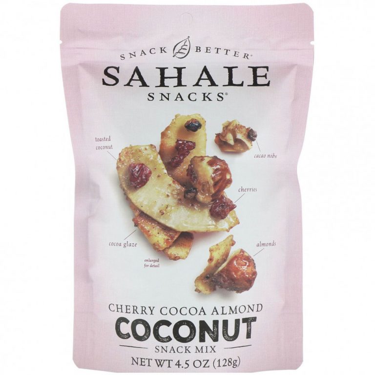 Sahale Snacks, Смесь снеков, вишня, какао, миндаль и кокос, 128 г (4,5 унции)