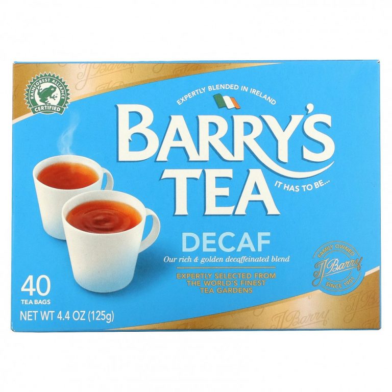 Barry’s Tea, Чайная смесь без кофеина, 40 чайных пакетиков, 4.4 унции (125 г)