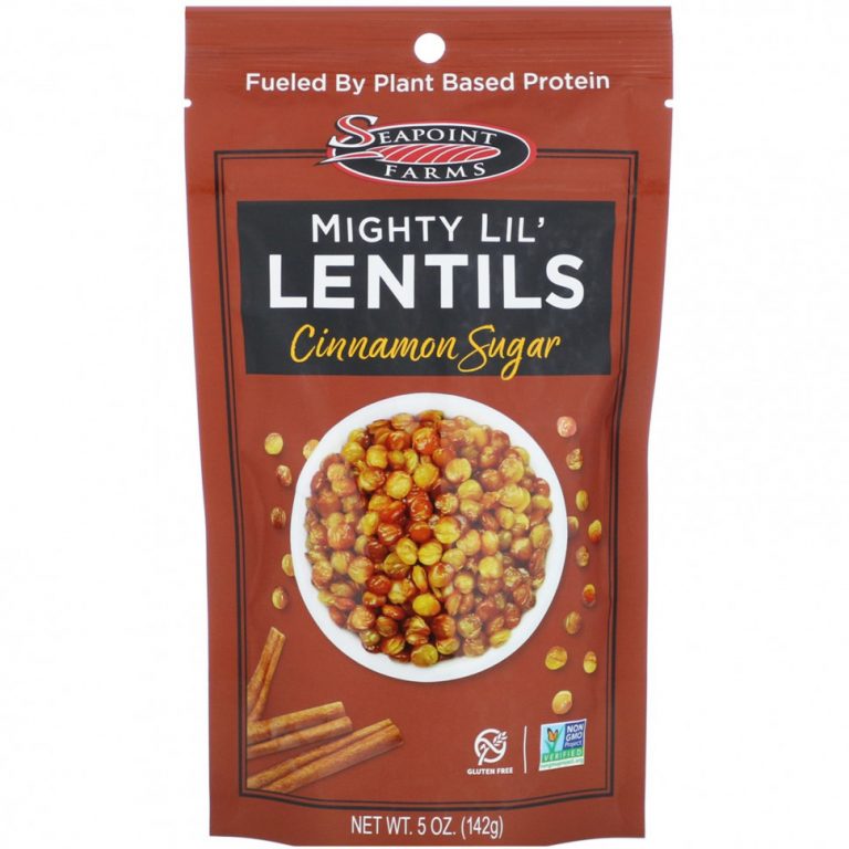 Seapoint Farms, Mighty Lil ‘Lentils, коричный сахар, 142 г (5 унций)