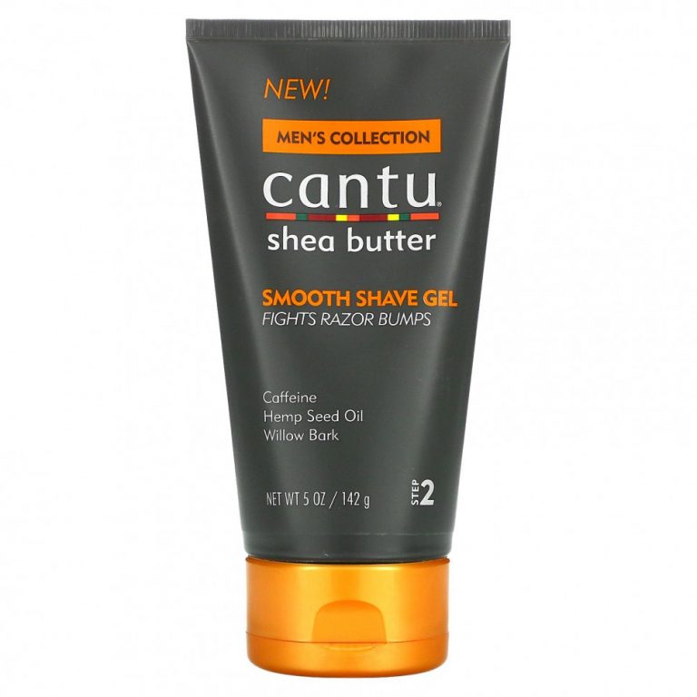 Cantu, Men’s Collection, гель для гладкого бритья с маслом ши, 142 г (5 унций)