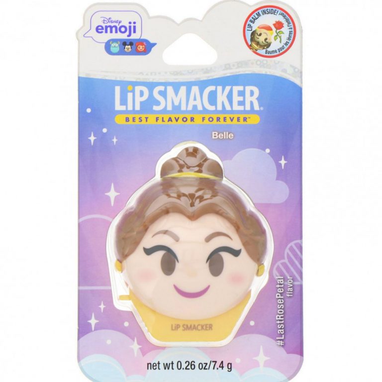 Lip Smacker, Disney Emoji, бальзам для губ, Belle, #LastRosePetal, 7,4 г (0,26 унции)