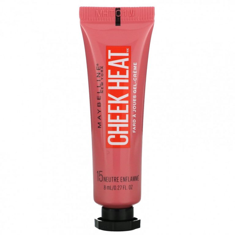 Maybelline, Cheek Heat, Кисть для геля и крема, телесный ожог, 0,27 жидкой унции (8 мл)