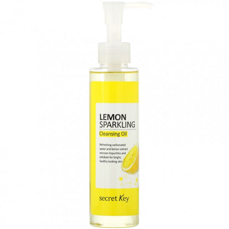 Secret Key, Очищающее масло Lemon Sparkling Cleansing Oil, 5,07 жидких унций (150 мл)