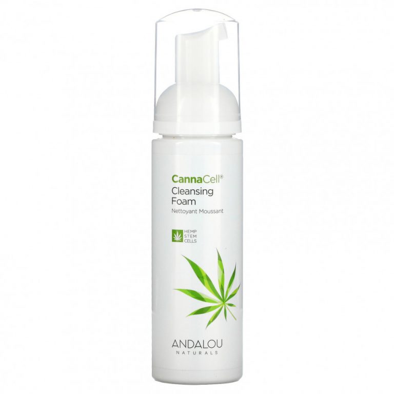 Andalou Naturals, CannaCell, очищающая пенка, 163 мл (5,5 жидк. Унции)