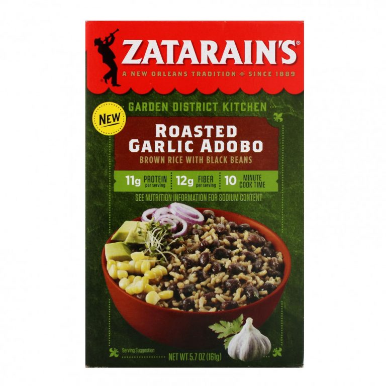 Zatarain’s, Garden District Kitchen, обжаренный чеснок адобо, 161 г (5,7 унции)