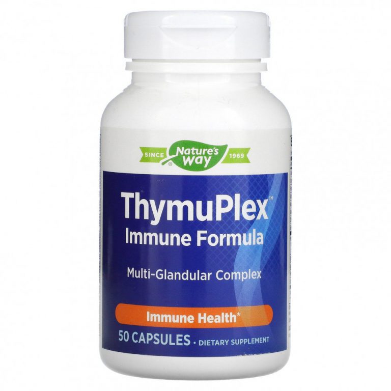 Nature’s Way, ThymuPlex, иммунная формула, 50 капсул