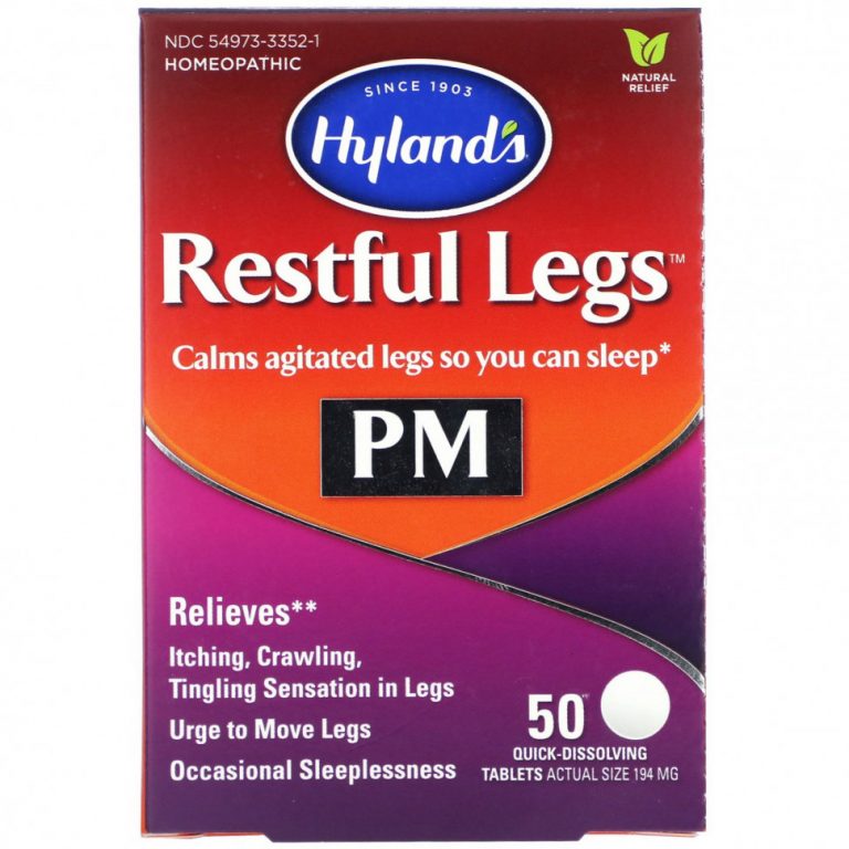 Hyland’s, Restful Legs PM, 50 быстрорастворимых таблеток