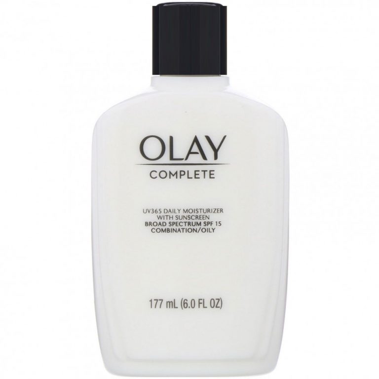 Olay, Complete, UV365, дневное увлажняющее средство с солнцезащитными фильтрами, SPF 15, для жирной кожи, 177 мл (6 унций)