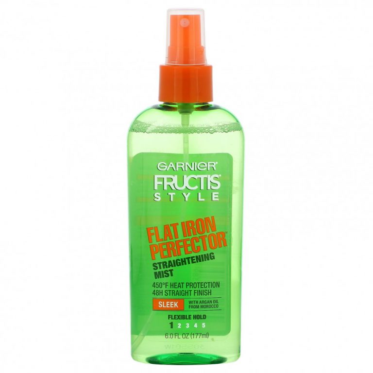 Garnier, Fructis Style, спрей для выпрямления волос Flat Iron Perfector, 177 мл (6 жидк. Унций)