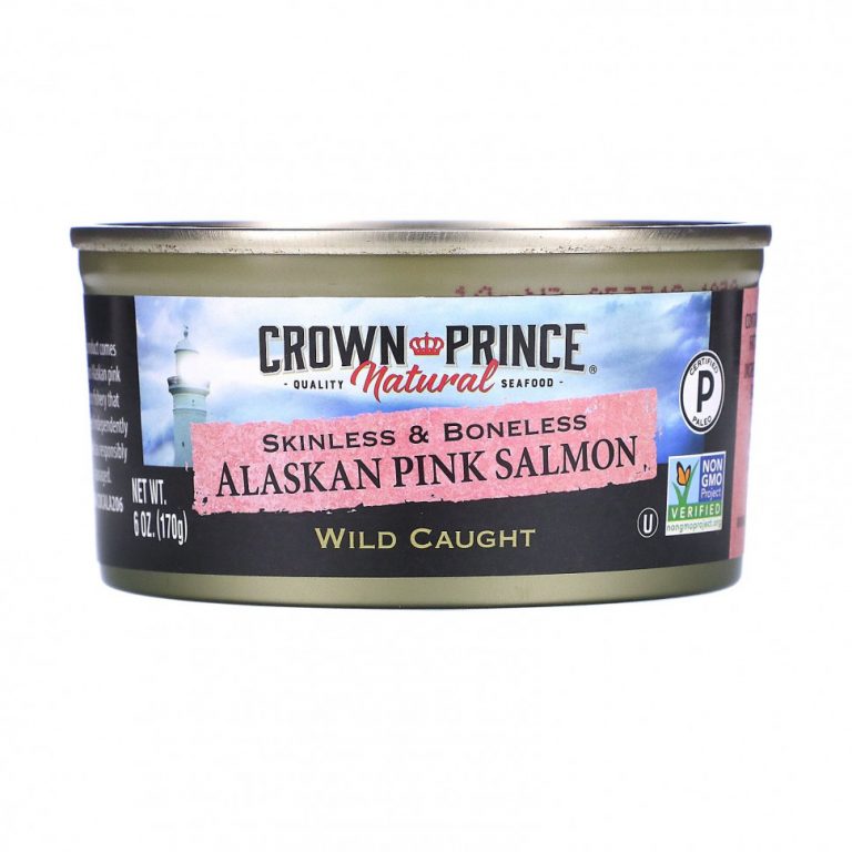 Crown Prince Natural, Pacific Pink Salmon, Skinless & Boneless , 6 oz (170 g)