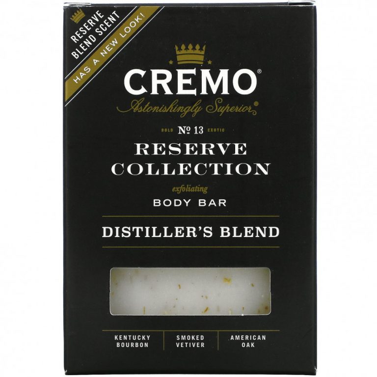 Cremo, Reserve Collection, отшелушивающая добавка для тела, смесь Distiller’s № 13, смесь Reserve, 170 г (6 унций)